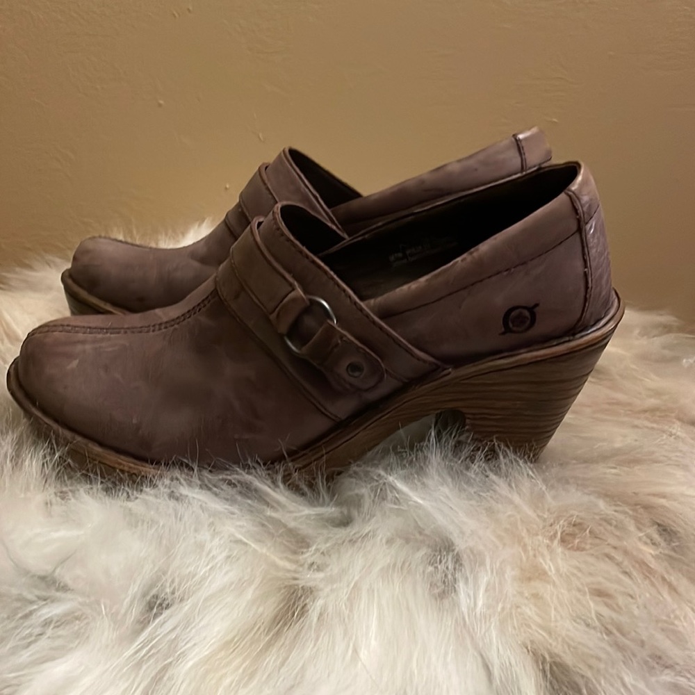 Born clogs brown